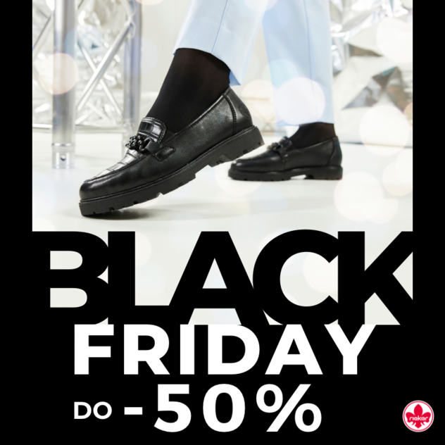 Black Friday zľavy až do -50 % na obuv Rieker