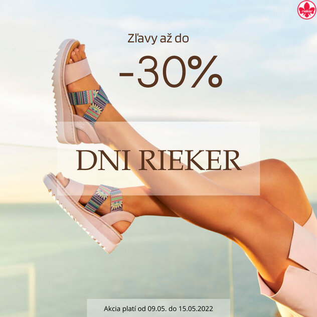 Dni Rieker: Zľavy až do -30%