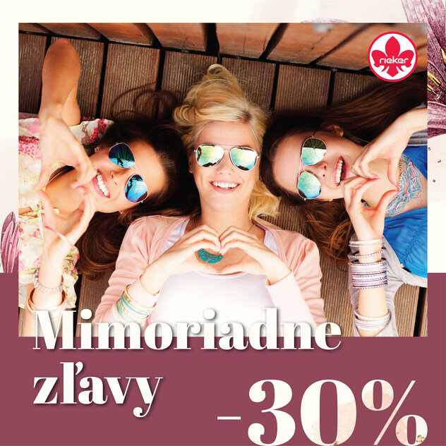 Ešte vyššie mimoriadne zľavy -30% na športovú a vychádzkovú obuv