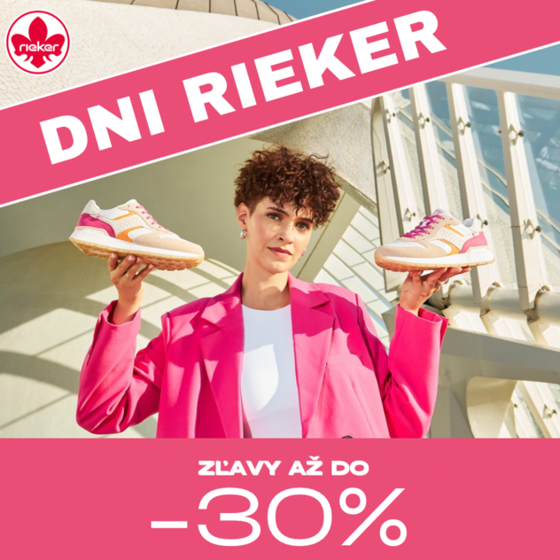 Letné zľavy počas Dní Rieker: Zľavy až do 30% v eshope Obuv Rieker!