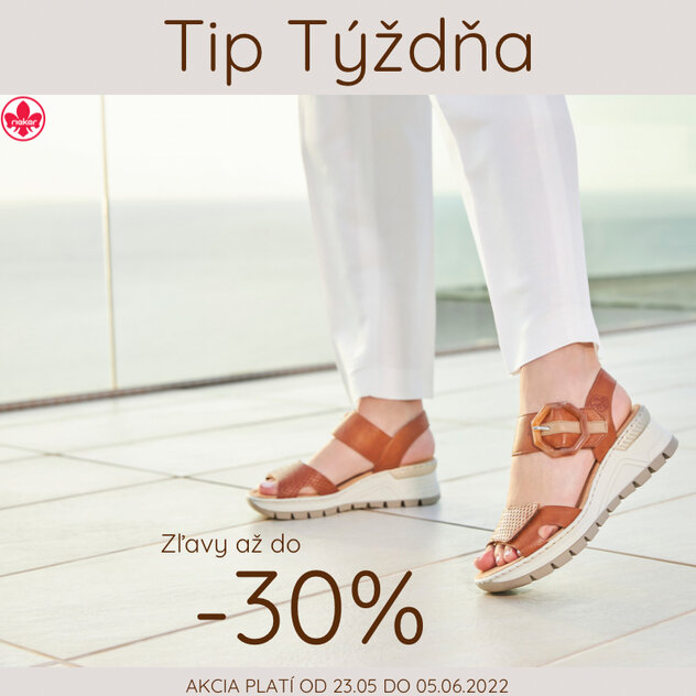 Tip Týždňa: Zľavy až do - 30 %