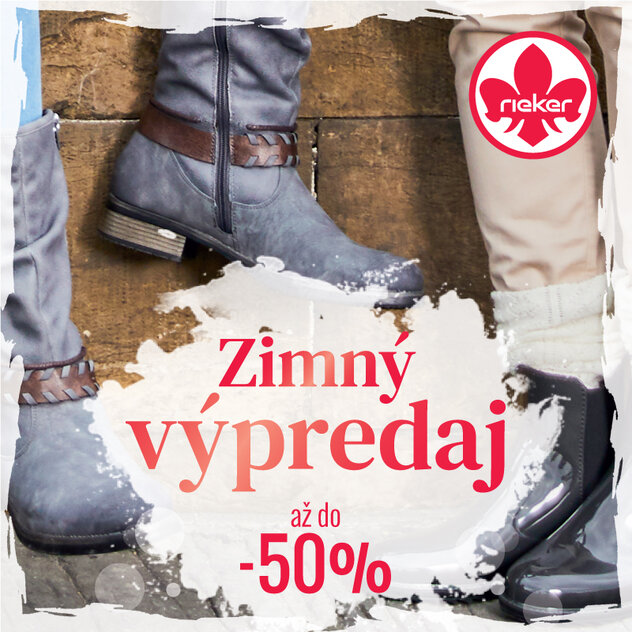 Zimný výpredaj zľavy až do -50%